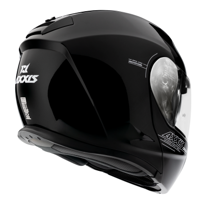 Výklopná helma AXXIS GECKO SV ABS solid lesklá černá L