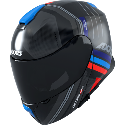 Výklopná helma AXXIS GECKO SV ABS epic b1 matná černá XL
