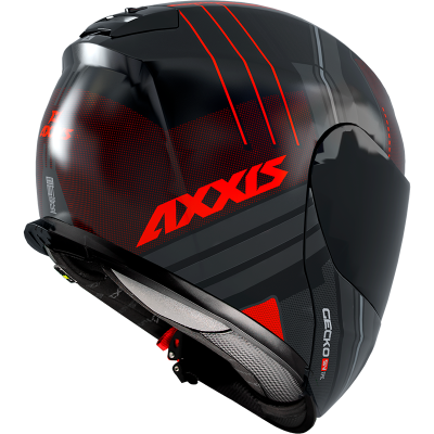 Výklopná helma AXXIS GECKO SV ABS epic b5 matná fluor červená S