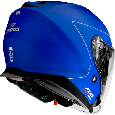 Otevřená helma AXXIS MIRAGE SV ABS solid a7 matná modrá S