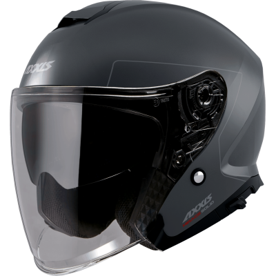 Otevřená helma AXXIS MIRAGE SV ABS solid šedá matná XXL