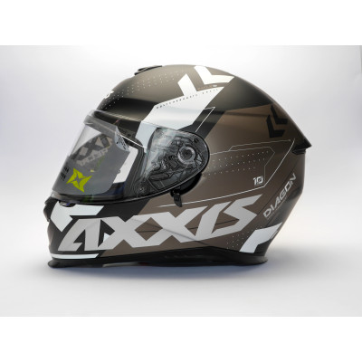 Integrální helma AXXIS EAGLE SV DIAGON D3 matná bílá XXL