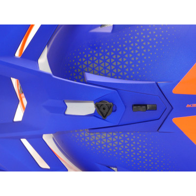 Enduro helma AXXIS WOLF DS roadrunner C7 matná modrá XS
