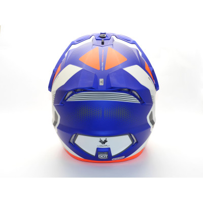 Enduro helma AXXIS WOLF DS roadrunner C7 matná modrá S