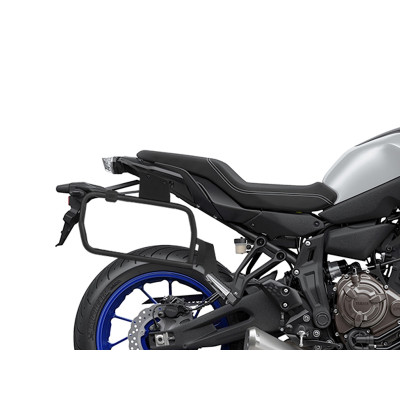 Kompletní sada hliníkových kufrů SHAD TERRA, 37L topcase 36L/36L boční kufry, včetně montážní sady a plotny SHAD YAMAHA MT-07 Tracer / Tracer 700