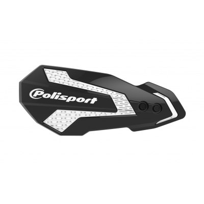 Chrániče páček POLISPORT MX FLOW s montážní sadou Black/white