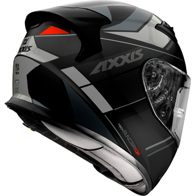 Integrální helma AXXIS GP RACER SV FIBER TECH matná šedá L