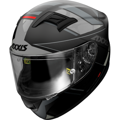 Integrální helma AXXIS GP RACER SV FIBER TECH matná šedá XXL