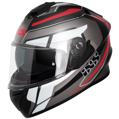 Integrální helma iXS iXS216 2.2 X14083 šedo-černo-červená L
