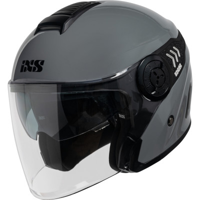 Otevřená helma iXS iXS100 1.0 X10065 lesklá šedá 2XL