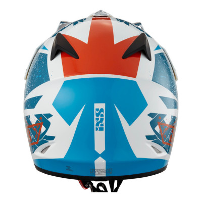 Dětská motokrosová helma iXS iXS278 KID 2.0 X12703 bílo-modro-oranžová 52