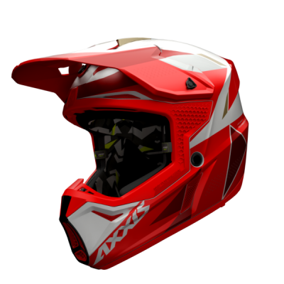 Motokrosová helma AXXIS WOLF bandit b5 matt red XS