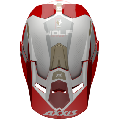 Motokrosová helma AXXIS WOLF bandit b5 matt red M