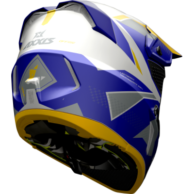 Motokrosová helma AXXIS WOLF bandit c3 matt yellow M