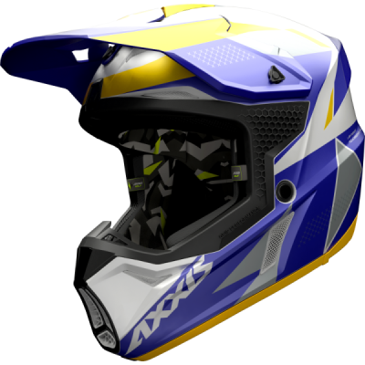 Motokrosová helma AXXIS WOLF bandit c3 matt yellow L