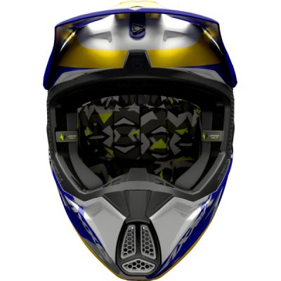 Motokrosová helma AXXIS WOLF bandit c3 matt yellow XL