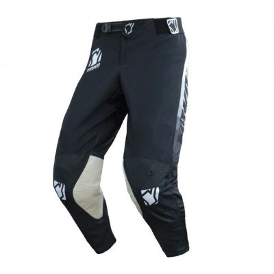 Motokrosové kalhoty YOKO TWO černo/bílo/šedé 40