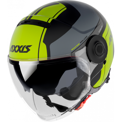 Otevřená helma AXXIS RAVEN SV ABS milano matt fluor yellow S