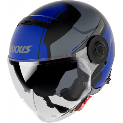Otevřená helma AXXIS RAVEN SV ABS milano matt blue XXL