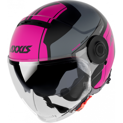 Otevřená helma AXXIS RAVEN SV ABS milano matt pink M