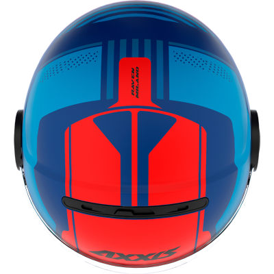 Otevřená helma AXXIS RAVEN SV ABS milano matt blue red S