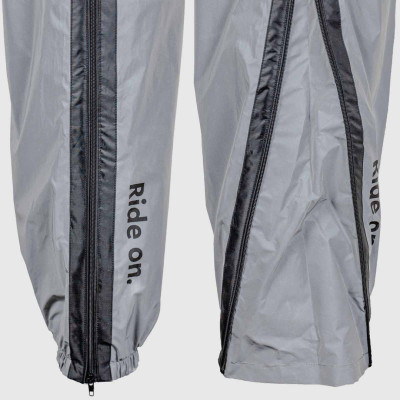Kalhoty do deště GMS DOUGLAS LUX ZG79004 šedo-reflexní XL