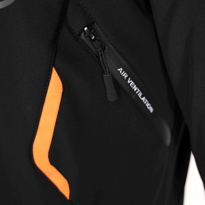 Softshellová bunda GMS ARROW ZG51017 oranžovo-černý 3XL