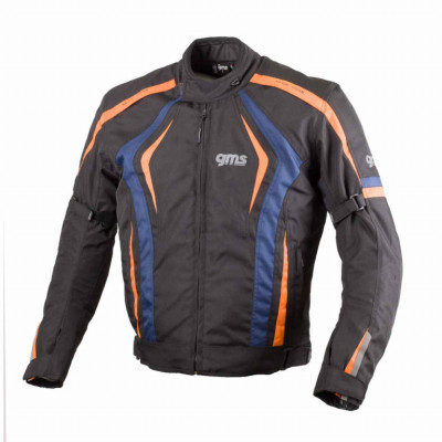 Sportovní bunda GMS PACE ZG55009 modro-oranžovo-černý M