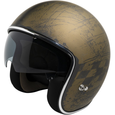 Otevřená helma iXS iXS77 2.5 X10064 gold matt-black XL