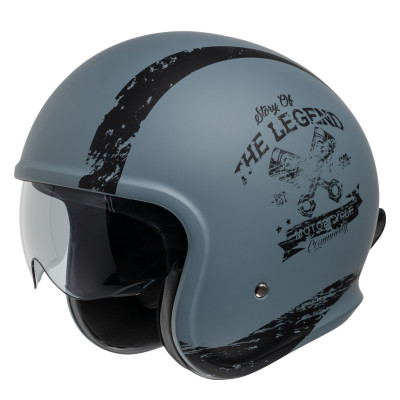 Otevřená helma iXS iXS880 2.0 X10061 šedo-černá XS