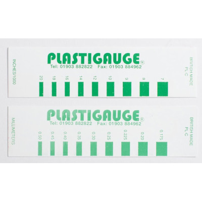 Plastigage-měření tolerance ložisek (různé velikosti)
