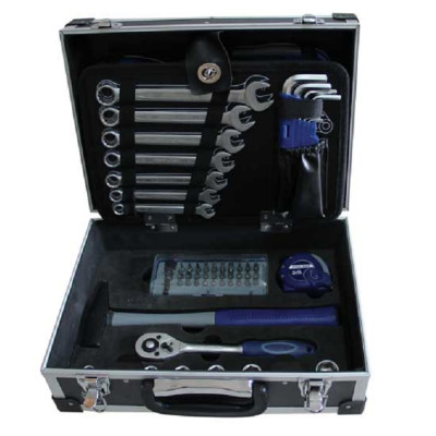 Kufr s nářadím - kladivo, šroubováky, klíče, kleště a další, 73 dílů - MAGG JY0073