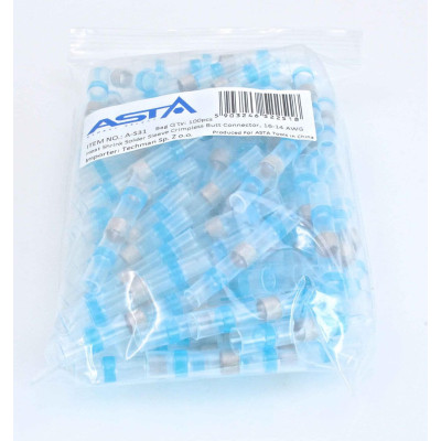 Smršťovací hadičky s cínem, různé velikosti, balení 100 kusů - ASTA
