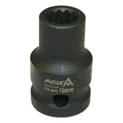 Hlavice nástrčné úderové 1/2", 12hranné, různé rozměry - ASTA
