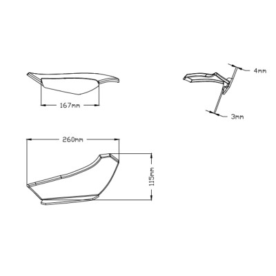 Boční spoilery PUIG DOWNFORCE 3172V zelená