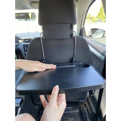 Multifunkční stolek do auta s držákem na telefon, 35,5 x 24,5 cm - SIXTOL