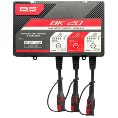 3 channels bank BS-BATTERY BK20 (suitable also for Lithium) 12V 2A