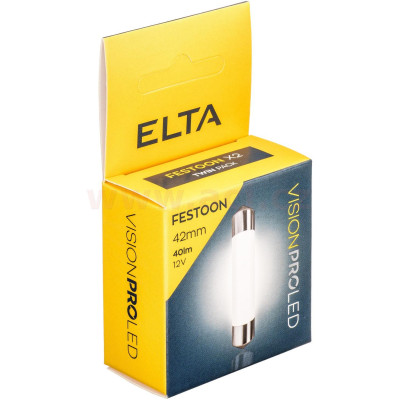 ELTA žárovka 12V LED VisionPro C5W SV8,5 42 mm 40 lm (sada 2 ks)