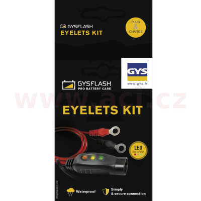 Připojovací kabel s indikací stavu baterie - bateriová oka M6 GYSFLASH