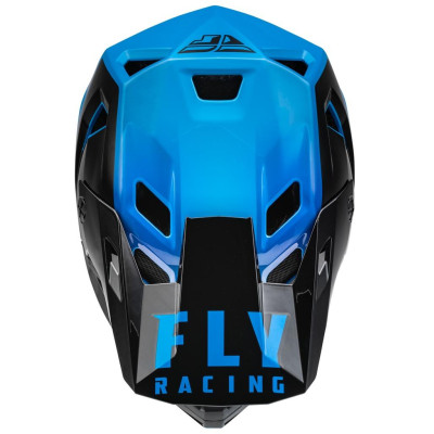 Cyklo přilba RAYCE, FLY RACING - USA (černá/modrá, vel. L)