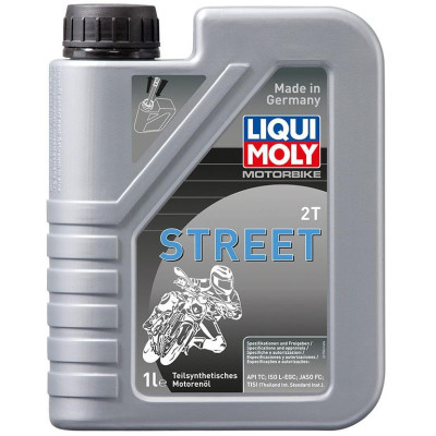 LIQUI MOLY Motorbike 2T Street, polosyntetický motorový 2T olej 1 l
