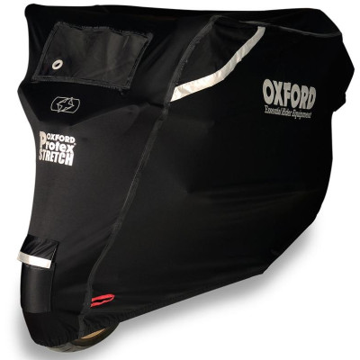 Plachta na motorku Protex Stretch Outdoor s klimatickou membránou, OXFORD (černá, vel. M)