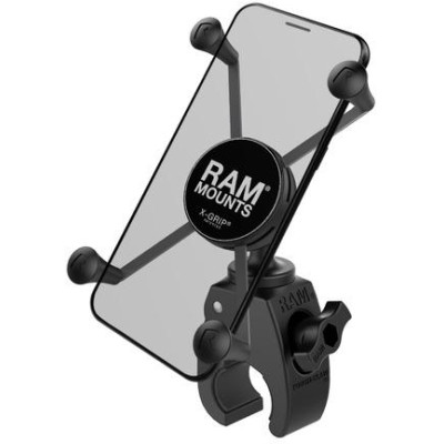 Kompletní sestava držáku pro velké mobilní telefony X-Grip se "Snap-Link Tough-Claw" upínaním na řidítka, RAM Mounts