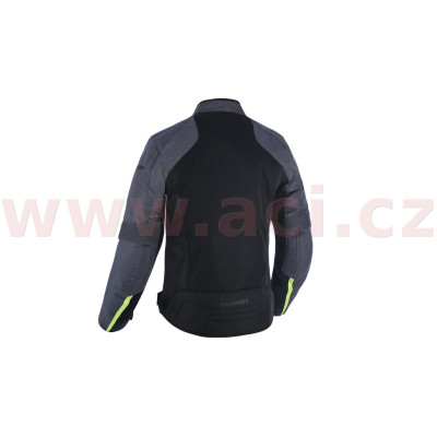 Bunda DELTA 1.0 AIR, OXFORD (černá/šedá/fluo, vel. 3XL)