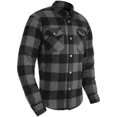 Košile KICKBACK 2.0, OXFORD (šedá/černá, vel. L)