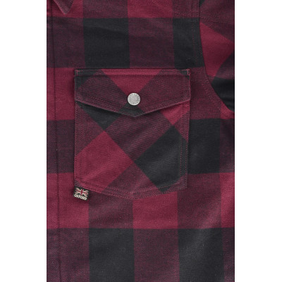 Košile KICKBACK 2.0, OXFORD, dámská (červená/černá, vel. 20)