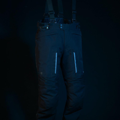 PRODLOUŽENÉ kalhoty HINTERLAND 1.0 DRY2DRY™, OXFORD ADVANCED (černé, vel. 2XL)