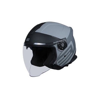 Motocyklová helma otevřená ORIGINE PALIO 2.0 matná černá-šedá XL  H586