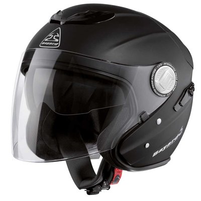 Motocyklová helma otevřená BAYARD XP-100S černá matná 2XL