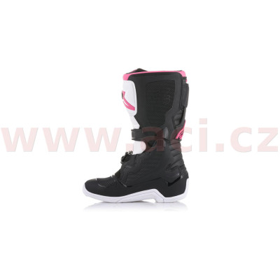 Boty STELLA Tech 3, ALPINESTARS (černé/bílé/růžové, vel. 37)